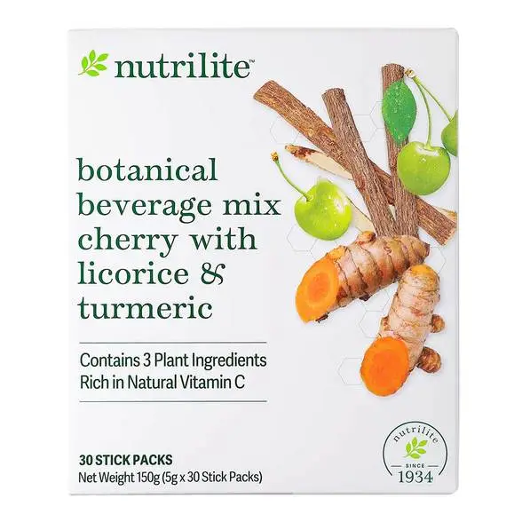 Nutrilite Botanical Beverage Mix Cherry with Licorice & Turmeric  