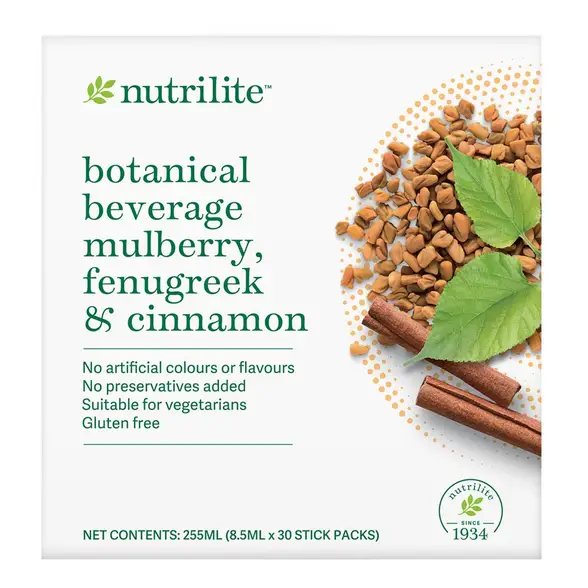 Nutrilite Botanical Beverage Mulberry, Fenugreek & Cinnamon  