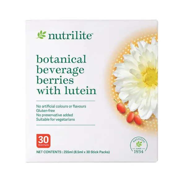 Nutrilite Botanical Beverage Berries With Lutein - 30 Stick  