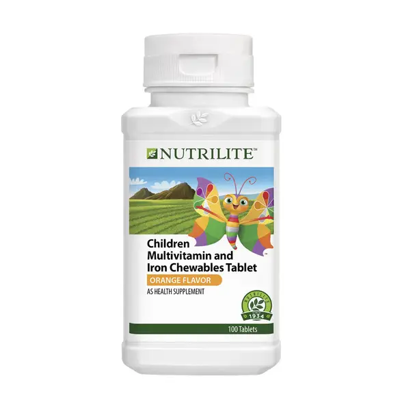 Nutrilite Children Multivitamin and Iron Chewables Tablet - 100 tab  