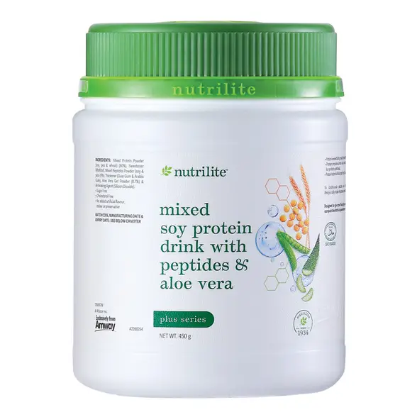 Nutrilite Mixed Soy Protein Drink with Peptides & Aloe Vera 450g  