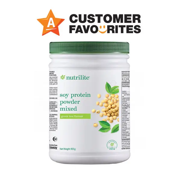 Nutrilite Soy Protein Drink – Green Tea Flavour 450g  