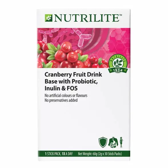 Nutrilite Cranberry Fruit Drink Base With Probiotic, Inulin & FOS