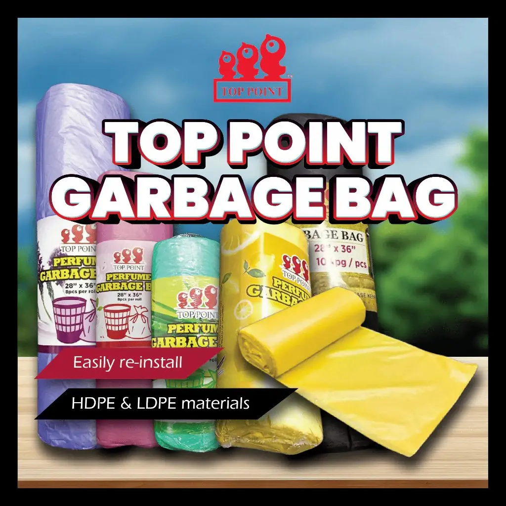 Top Point Beg Sampah / Garbage Bag / Plastik Sampah Size S/M/L/XL