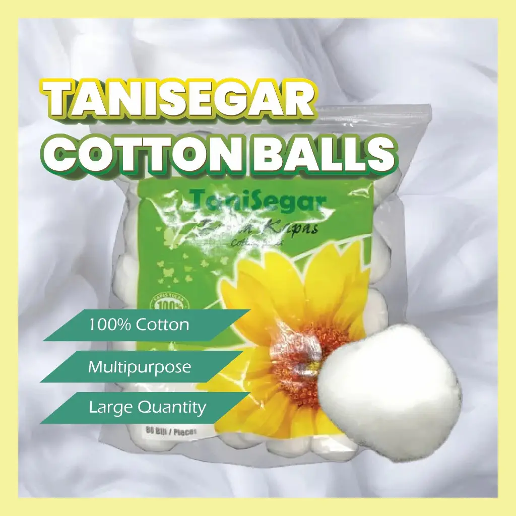 TANISEGAR COTTOTANISEGAR COTTON BALLS (80balls)