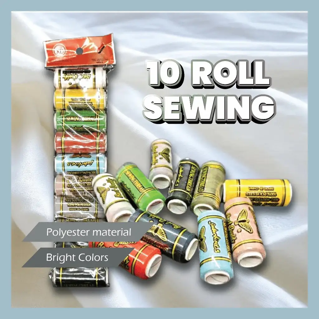 INTER BIRDS Sewing Thread Set (10 pcs)