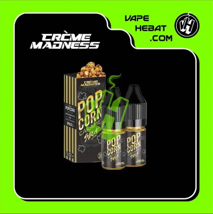 Salfnic-Creme Madness Popcorn Caramel 10ml