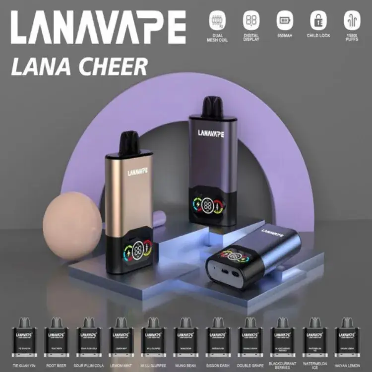ORIGINAL BERLAKU PRODUCT LANAVAPE Lana Cheer 15000 Puffs
