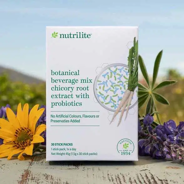 Nutrilite Botanical Beverage Mix Chicory Root Extract with Probiotics 
