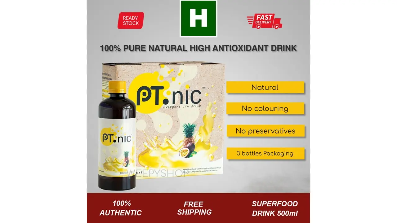 Ptonic Probiotic Natural Superfood Drink Proplus Probiotic Protonic Probiotic PT.nic Probiotic - 3 bottles